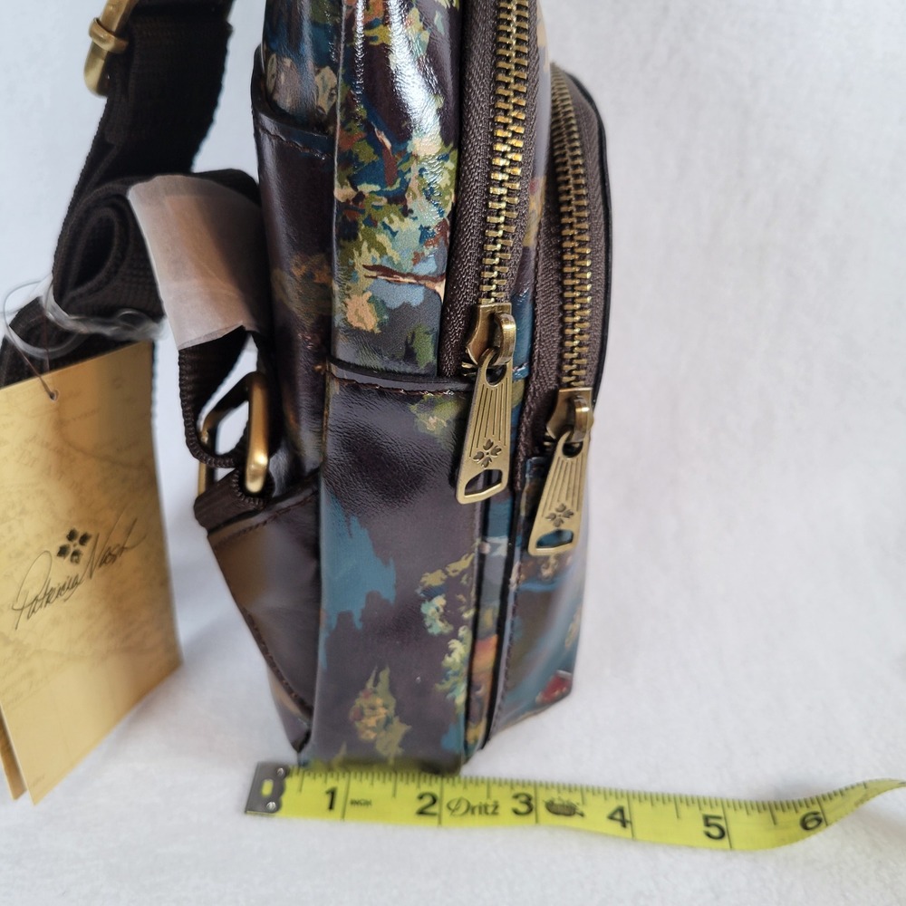Patricia Nash Womens Louetta Convertible Sling Backpack French Cottagecore Black - Picture 4 of 10